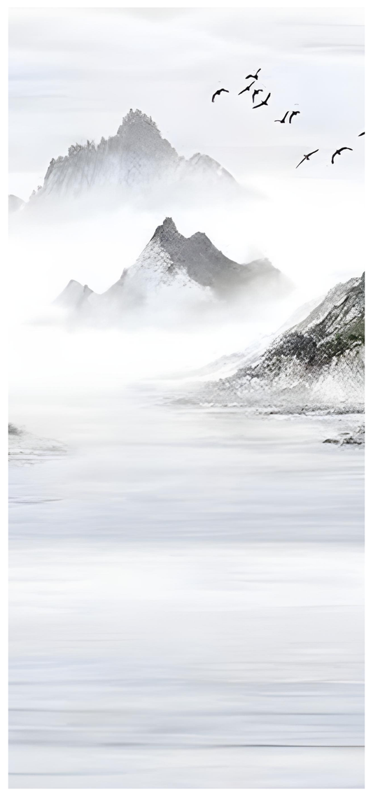 Normal Sintered Stone Slab - "All Rivers Run Into The Sea" Stone Pattern