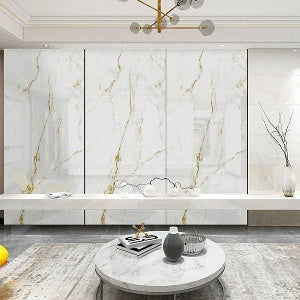 Normal Sintered Stone Slab - "Boutique Fish Maw Gold" Stone Pattern