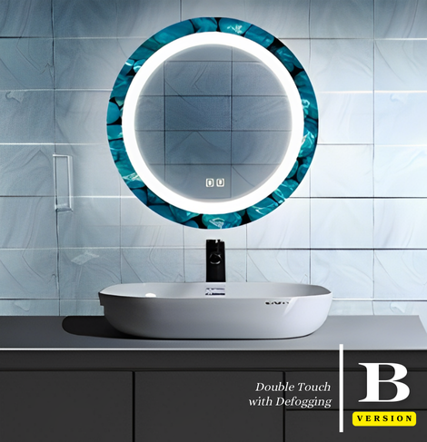 SMART MIRROR Style Series | LED lights with Defogging, Bluetooth Music, Time and Temperature Display
