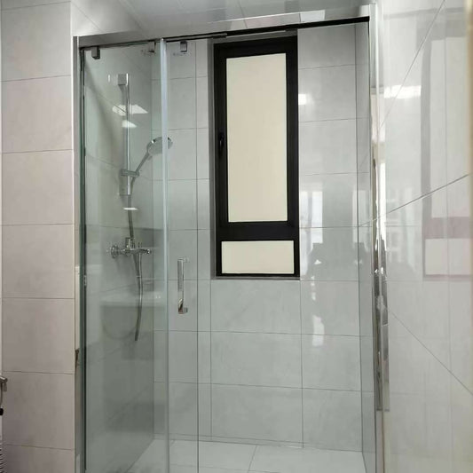 Sliding glass shower door