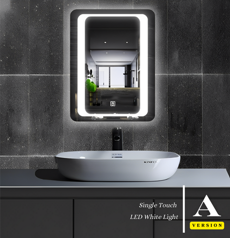 SMART MIRROR In-light Portrait | LED lights with Defogging, and Time Display