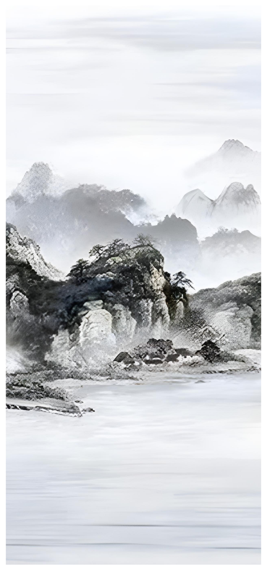 Normal Sintered Stone Slab - "All Rivers Run Into The Sea" Stone Pattern