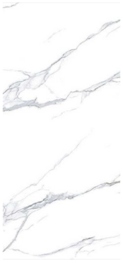 Normal Sintered Stone Slab - "Alphine White | ABC" Stone Pattern