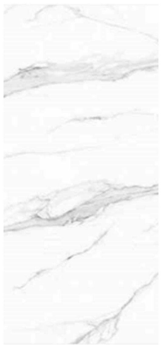 Normal Sintered Stone Slab - "Alphine White | ABC" Stone Pattern