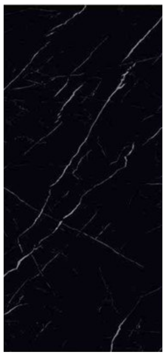 Normal Sintered Stone Slab - "Black&White Roots" Stone Pattern