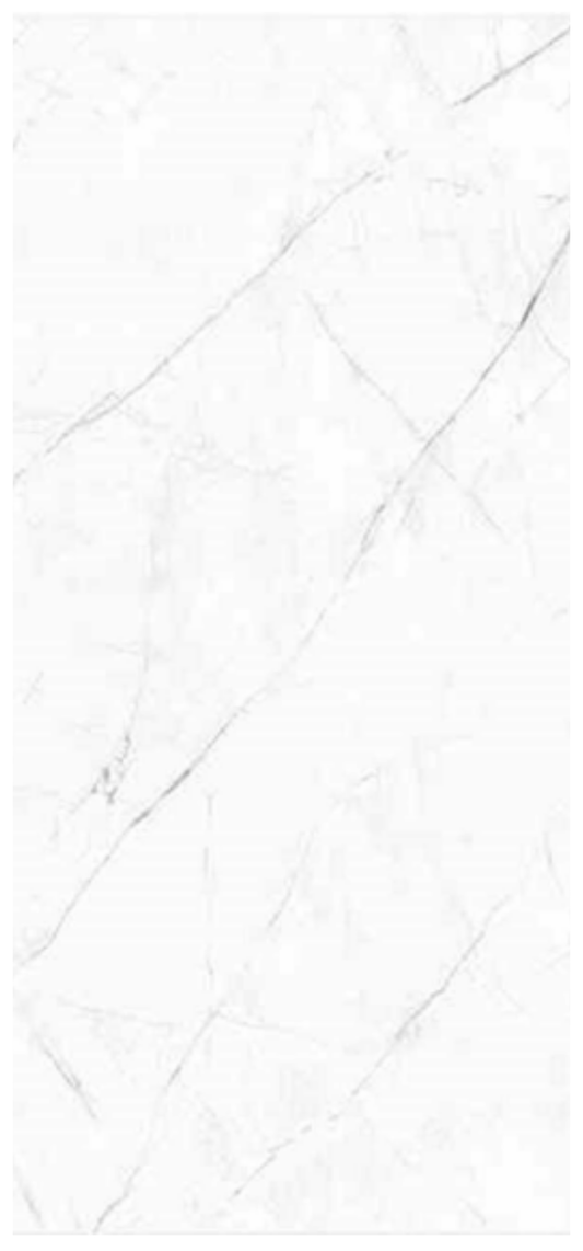 Normal Sintered Stone Slab - "Camia White | ABC" Stone Pattern