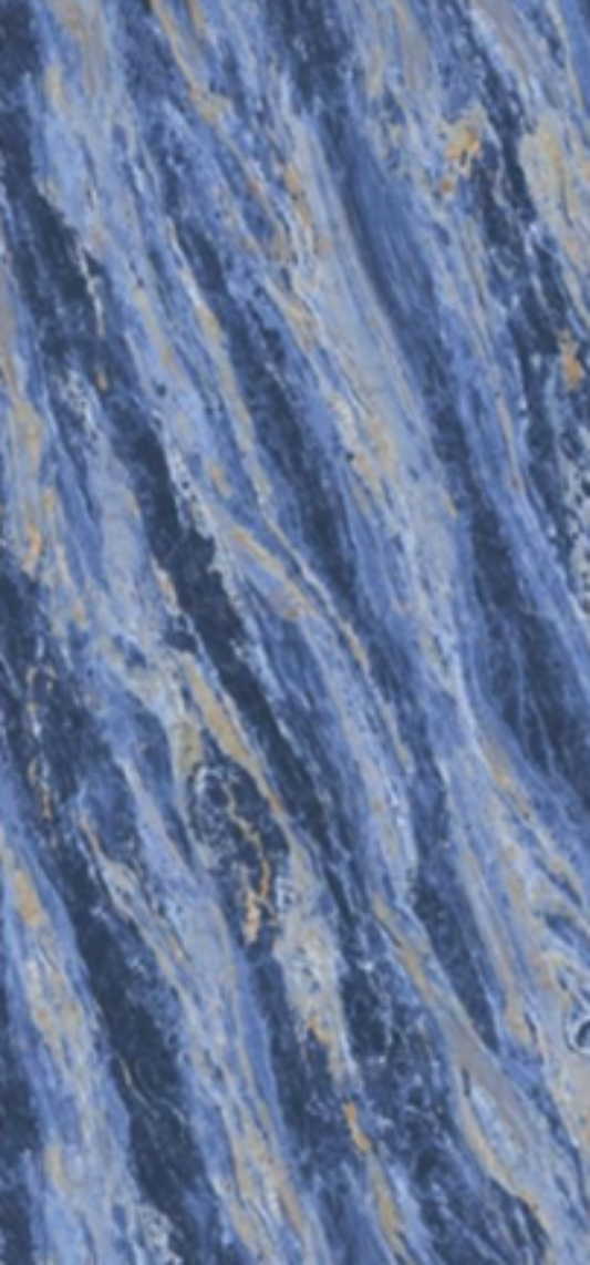 Full Body Sintered Stone Slab - " MT3009PF CLOISONE" Blue