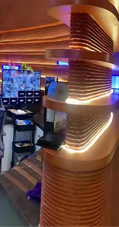 Modified Clay Material - "Round Line Stone"