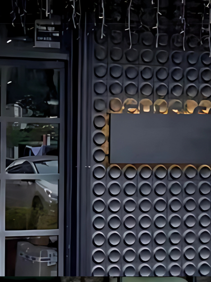 PU Stone - "Small circle brick"