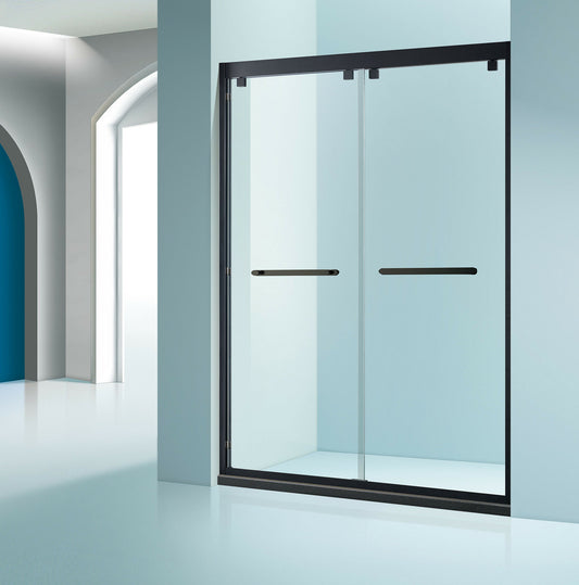 Sliding glass shower door