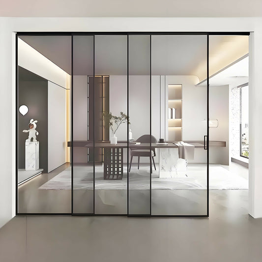 New Design 3-Door 4-Door 5-Door Kitchen Living Room Glass Sliding Folding Door